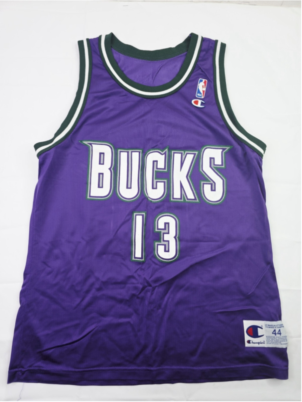 Authentic GLENN ROBINSON Milwaukee Bucks Champion Jersey 47 Large Vintage